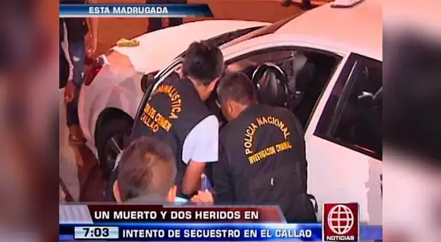 Callao: Delincuente murió tras intento de secuestro.