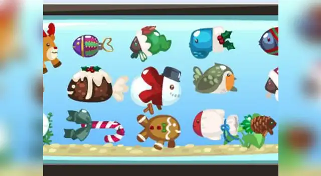 Los peces en el río.