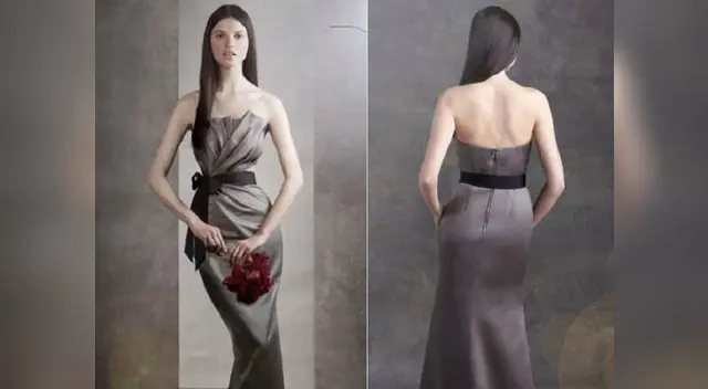 6: Cinturita de alfiler: Vera Wang y un ajuste de cintura extremo. 6: Cinturita de alfiler: Vera Wang y un ajuste de cintura extremo.