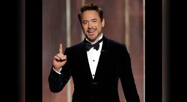 Robert Downey Jr. presentando el premio Cecil B. de Mille