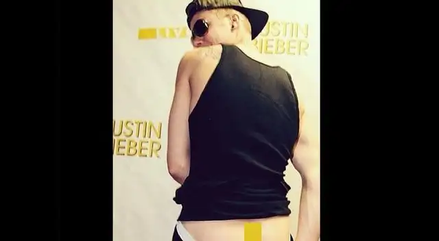 Justin Bieber muestra trasero en Instagram.