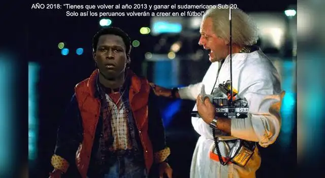 Max Barrios en "Volver al futuro" Max Barrios en "Volver al futuro"