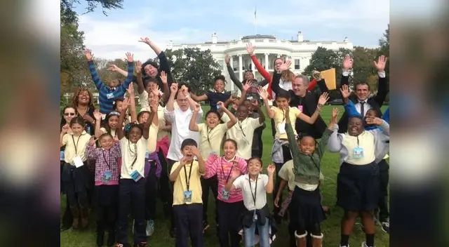 Gaston Acurio: A minutos de empezar presentacion de la pelicula Perú sabe en Washington DC. 