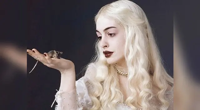 La reina blanca - Alicia en el país de las maravillas.