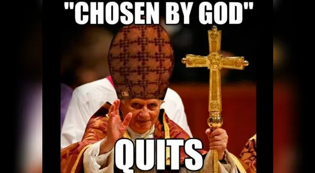 Benedicto XVI el cuarto Papa en renunciar a su cargo.