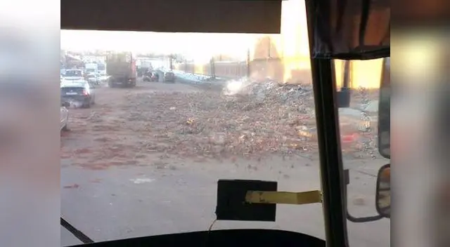 Imágenes de la destrucción que dejó el Meteorito caído en Rusia, con más de 500 afectados. Imágenes de la destrucción que dejó el Meteorito caído en Rusia, con más de 500 afectados.