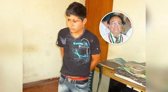 En medio del llanto confesó haber dado muerte a la autoridad regional. En medio del llanto confesó haber dado muerte a la autoridad regional.