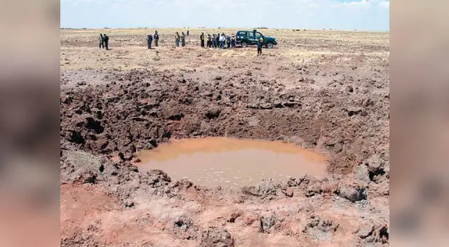 El forado en el suelo puñeno.