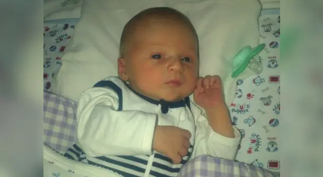 Gustavito, hijo de Maju Mantilla, cumplió su primer mes de nacido.