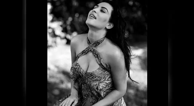 Kim Kardashian muestra el lado sexy de su embarazo para la lente de Egotastic.