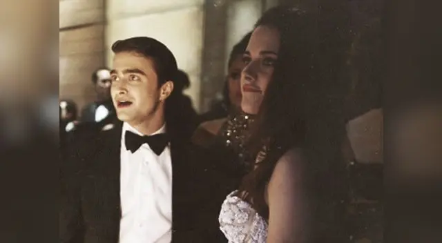 Kristen Stewart y Daniel Radcliffe juntos en la ceremonia del Oscar.