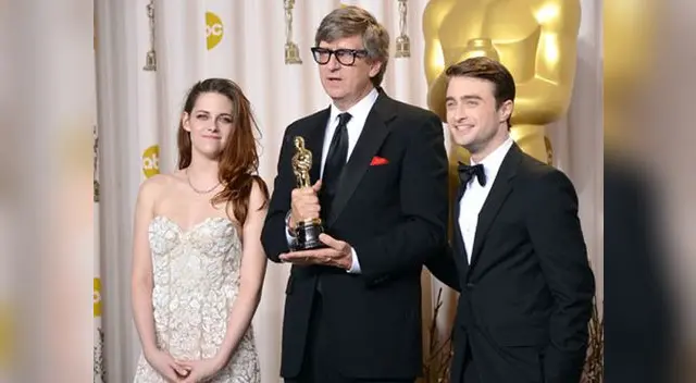 Kristen Stewart y Daniel Radcliffe juntos en la ceremonia del Oscar.