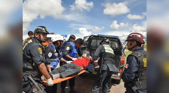 Los heridos fueron llevados a diversos nosocomios.