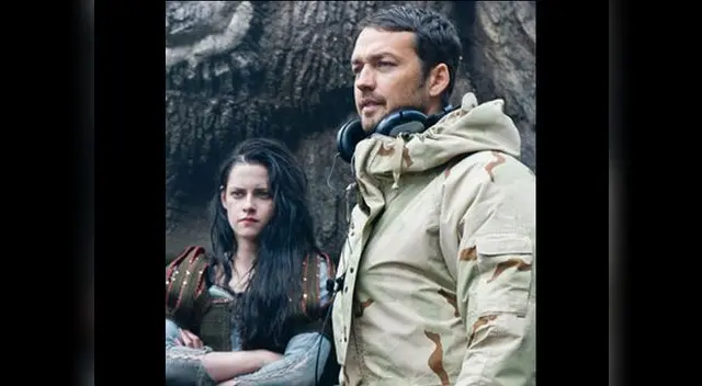 Kristen stewart Y rupert Sanders en una de las grabaciones de Blancanieves y el cazador. Kristen stewart Y rupert Sanders en una de las grabaciones de Blancanieves y el cazador.