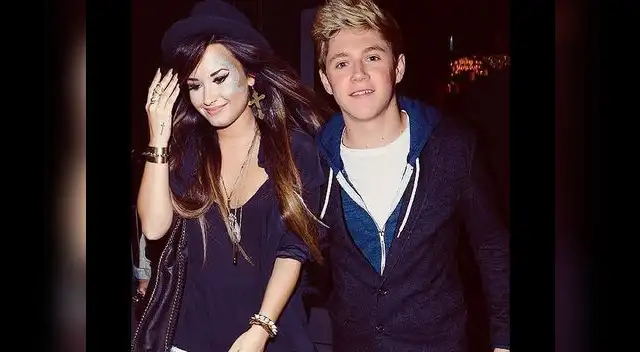 Demi Lovato y Niall Horan de One Direction