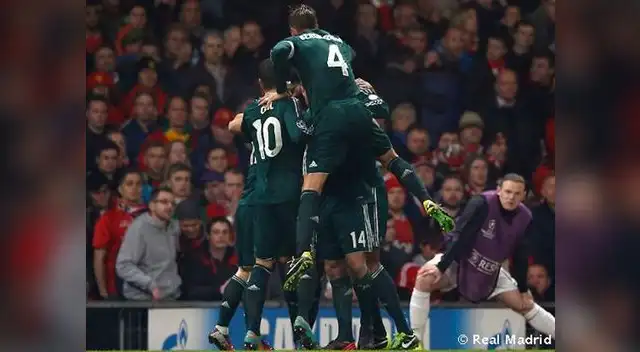 Victoria del Real Madrid ante Manchester United por la Champions League (05/03/13)