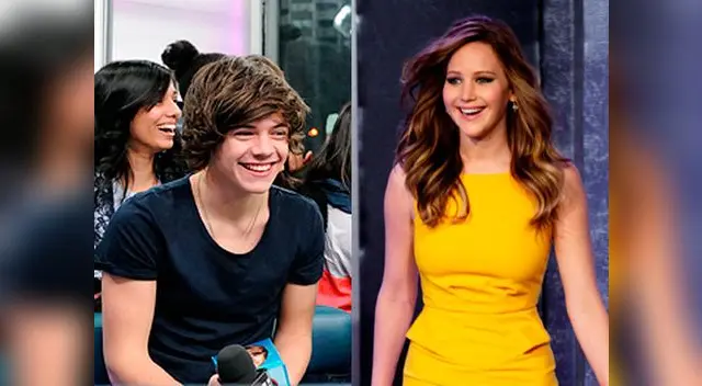 Harry Styles confesó que se muere por Jennifer Lawrence. Harry Styles confesó que se muere por Jennifer Lawrence.