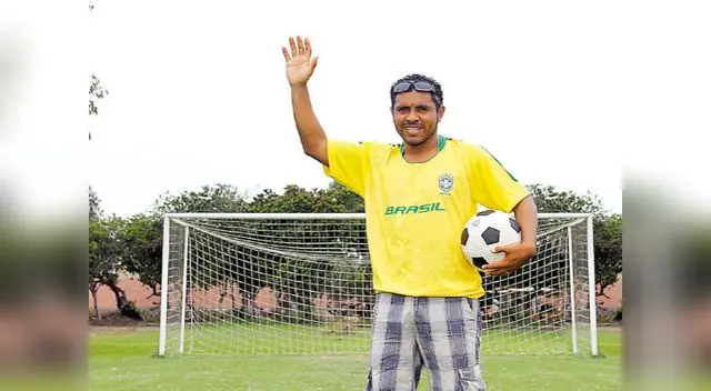 El chato gritando un gol, una costumbre en los equipos donde ha estado.