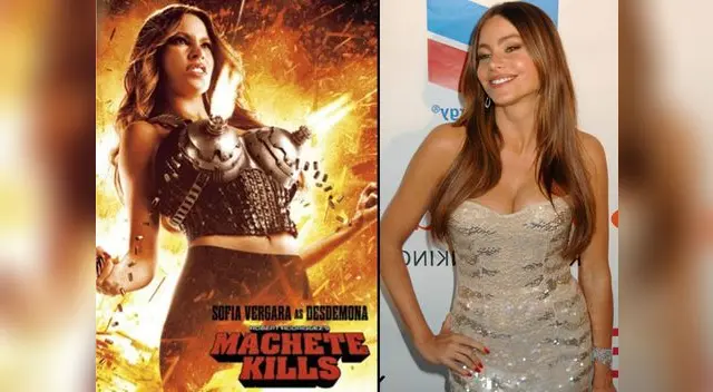 Sofia Vergara en poster promocional de Machete Kills.