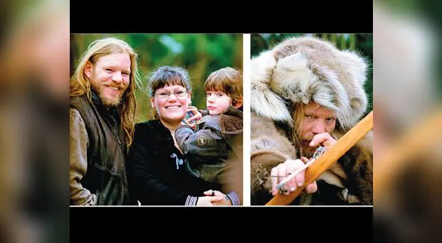 Se la pasa cazando con el arco y la flecha como en la edad de piedra.