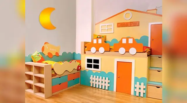 Decidan color del cuarto del bebé de acuerdo con el dibujo animado.