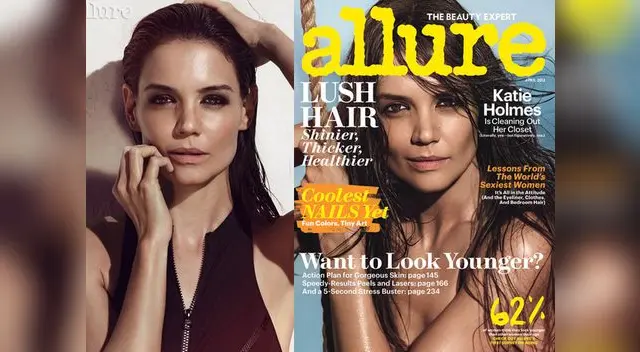 Katie Holmes muestra su belleza en edición de abril de la revista Allure. Katie Holmes muestra su belleza en edición de abril de la revista Allure.