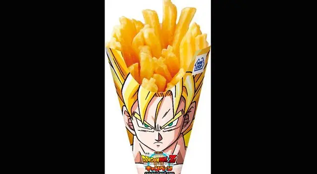 Papitas fritas en la versión Saiyajin.