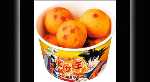 Snacks en forma de las esferas del Dragon.