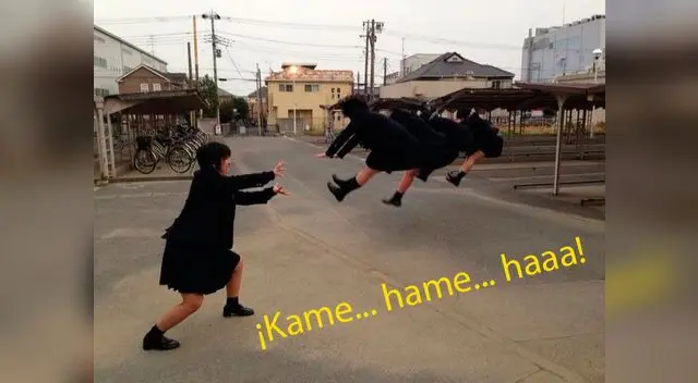 Kame Hame Ha. Kame Hame Ha.