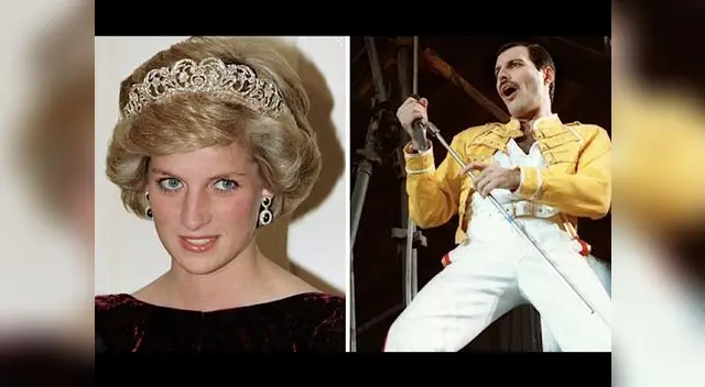 Lady Diana y Freddie Mercury. Lady Diana y Freddie Mercury.