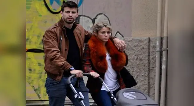 Shakira, Gerard Piqué y su bebé.