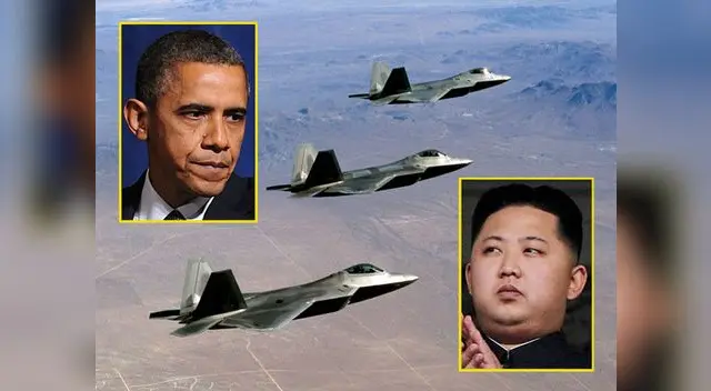 Estados Unidos envió aviones de combate F-22 a Corea del Sur, capaces de evadir radares Estados Unidos envió aviones de combate F-22 a Corea del Sur, capaces de evadir radares