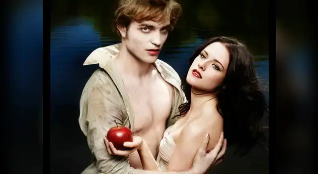 Robert Pattison y Kristen Stewart.