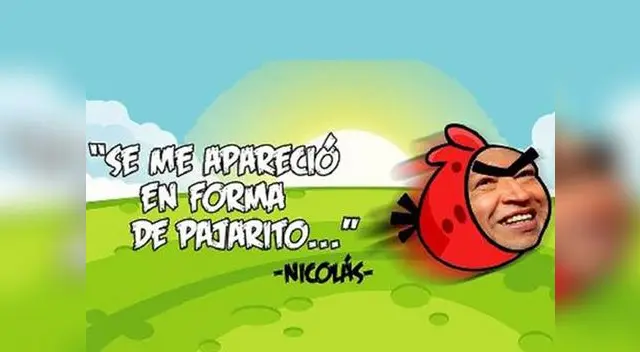 Circulan memes burlándose del comentario de Nicolás Maduro sobre la aparición de hugo Chávez en forma de pajarito. Circulan memes burlándose del comentario de Nicolás Maduro sobre la aparición de hugo Chávez en forma de pajarito.