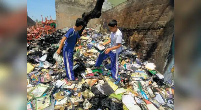 Dos hombres habrían arrojado una bomba incendiaria al colegio Antenor Orrego. Dos hombres habrían arrojado una bomba incendiaria al colegio Antenor Orrego.