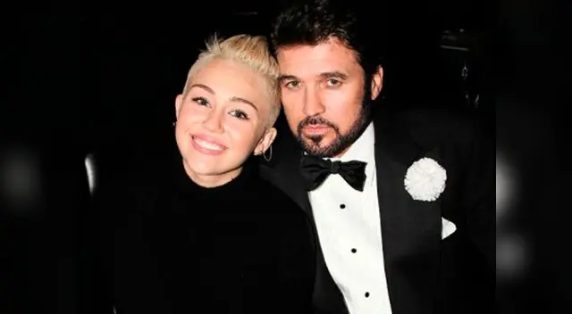 Miley Cyrus y su padre Billy Ray Cyrus.