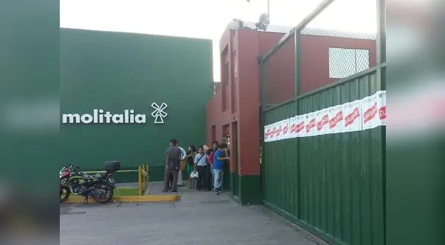 La Municipalidad de Lima ordenó el cierre por tres días de la fábrica Molitalia, ubicada en la Av. Venezuela, Cercado de Lima.