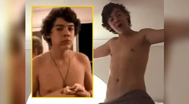 Harry Styles camindó desnudo en un segway en el backstage de un concierto.