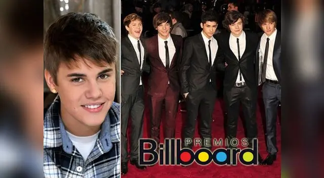 Justin Bieber y One Direction se enfrentan en la categoría a Mejor Artista de los Premios Billboard Justin Bieber y One Direction se enfrentan en la categoría a Mejor Artista de los Premios Billboard