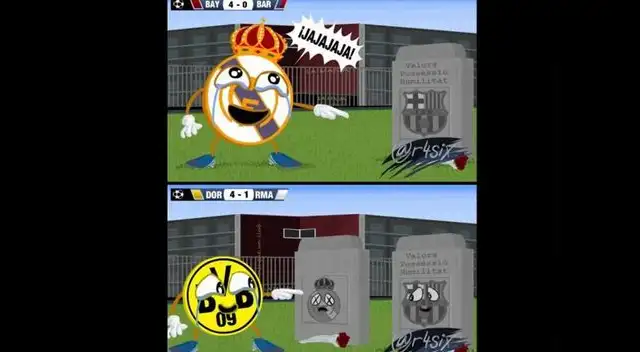 Memes ironizan derrota del Real Madrid ante Borussia Dortmund