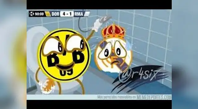 Memes ironizan derrota del Real Madrid ante Borussia Dortmund