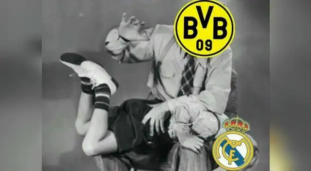Memes ironizan derrota del Real Madrid ante Borussia Dortmund