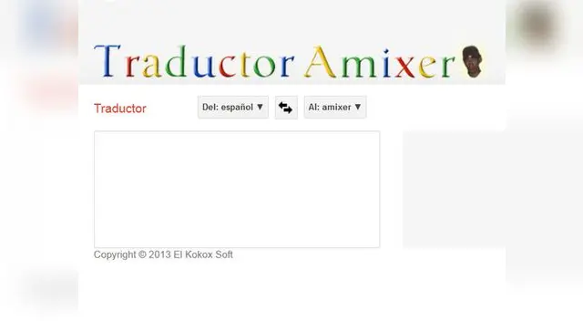 Traductor amixer