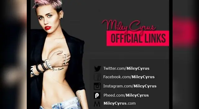 Anteriormente, Miley posó para el lente de Mario Testino en sesión de fotos para la revista V. Anteriormente, Miley posó para el lente de Mario Testino en sesión de fotos para la revista V.