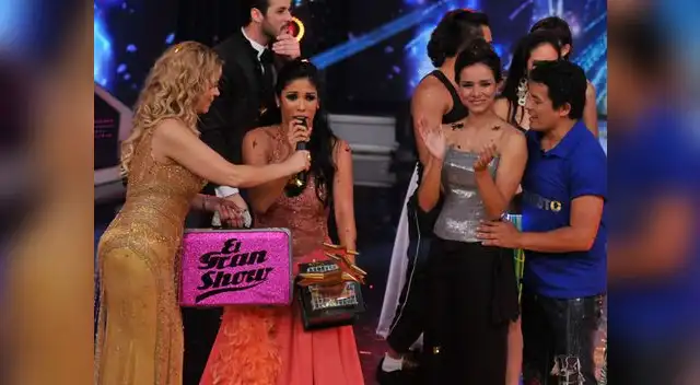 Karen Dejo fue la última en alzar el trofeo de El Gran Show.