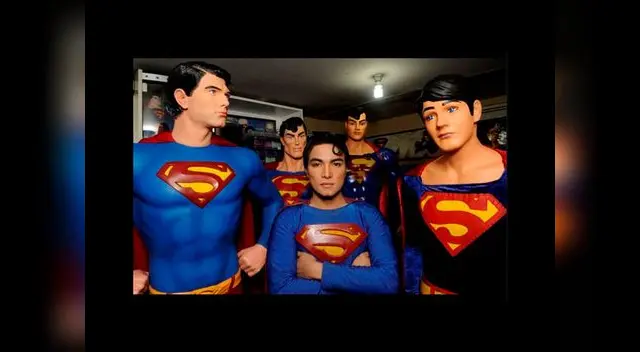 Herbert Chávez se considera el fan número uno del “hombre de acero”.