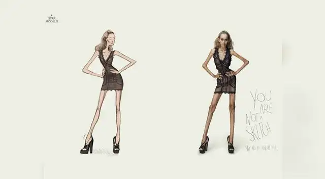 Impactante campaña en Brasil contra la anorexia