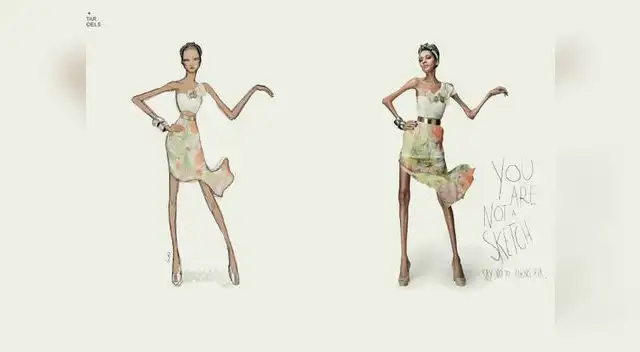 Impactante campaña en Brasil contra la anorexia
