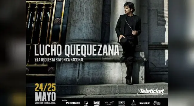 Lucho Quequezana presentará dos conciertos junto a su banda Kuntur y la Orquesta Sinfónica Nacional Lucho Quequezana presentará dos conciertos junto a su banda Kuntur y la Orquesta Sinfónica Nacional