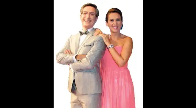Debutó como conductor de TV junto a su esposa Katia Condos en el programa Pequeños gigantes. 